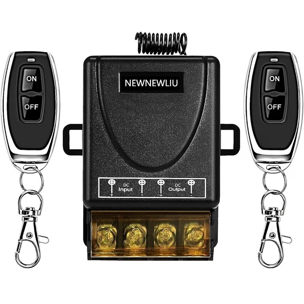 12 Volt Remote Switch Wireless,DC12V/24V/48V/72V/30A Relay,Remote Control Switch